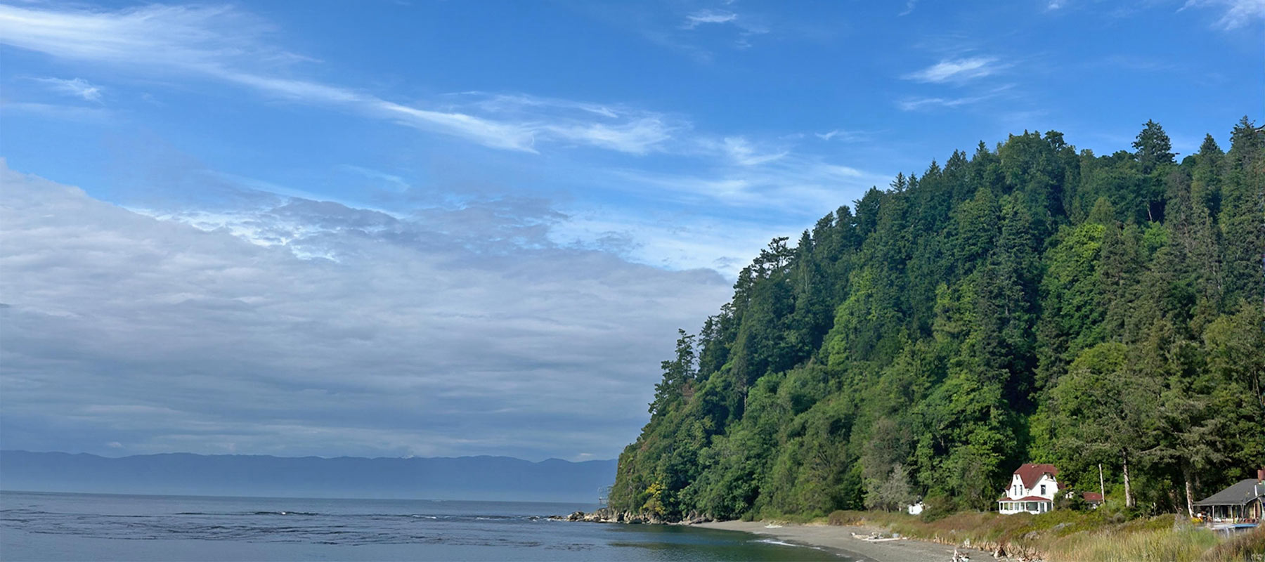Slip Point Keepers House from afar